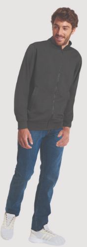 Personalised Zipped Sweatshirt (SMALL, BLACK)